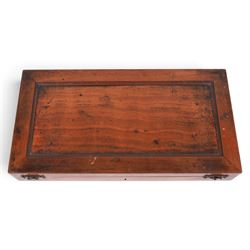 Holborn Surgical Instrument Co. Ltd set of opticians testing lenses, in fitted wooden box