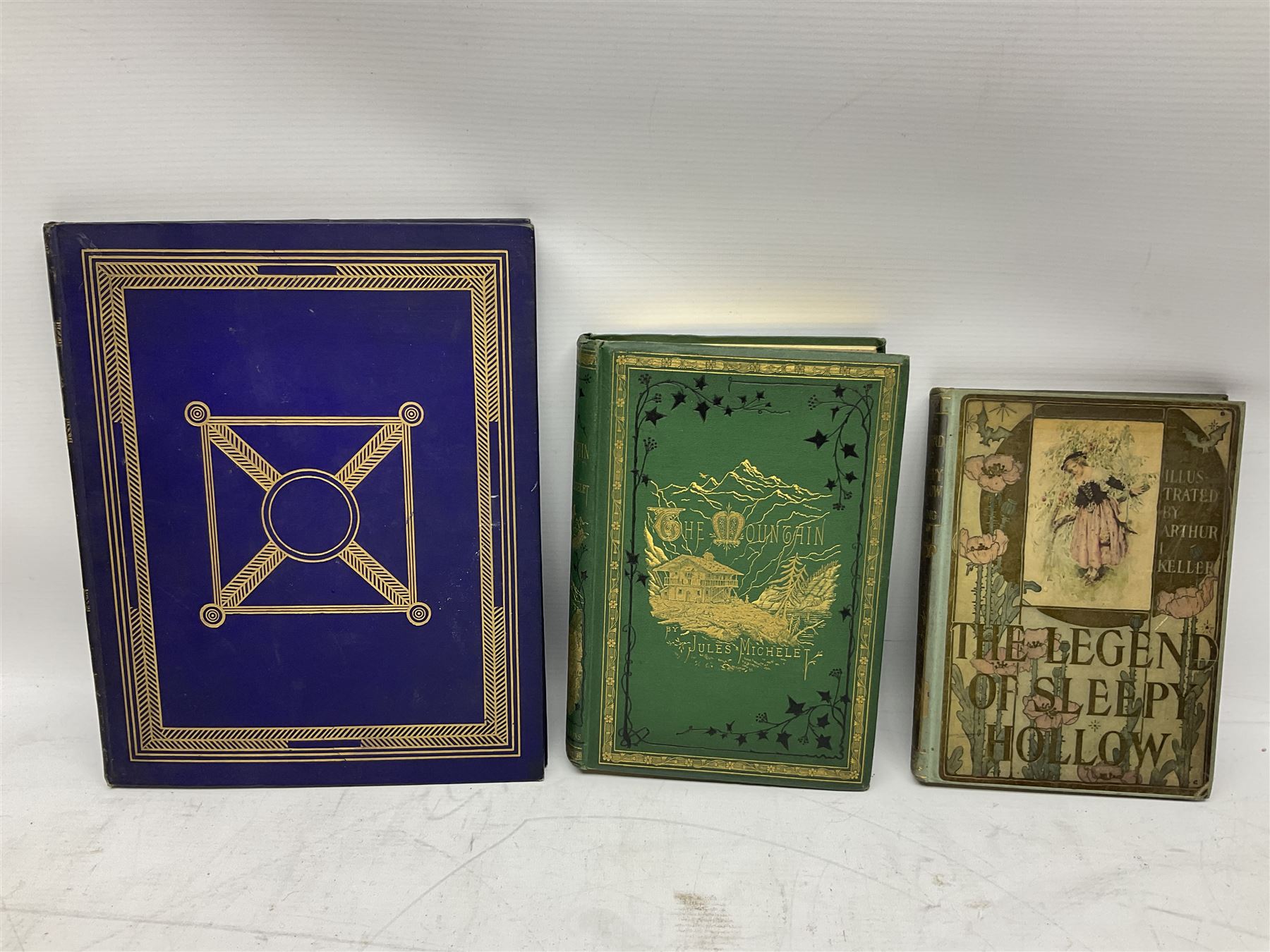 'The Little Flowers of Saint Francis of Assisi', translated by trans Sir Thomas Walker Arnold, Irving, Washington ; 'The Legend of Sleepy Hollow', illustrated my Keller, Arthur, Swift, Jonathan: 'Gulliver's Travels', illustrated by Charles Brock, 'Swiss Family Robinson' translated by Mrs H.B Paull and other books