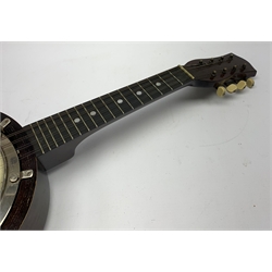  Eight string banjo mandolin (banjolin) L56cm in carrying case  