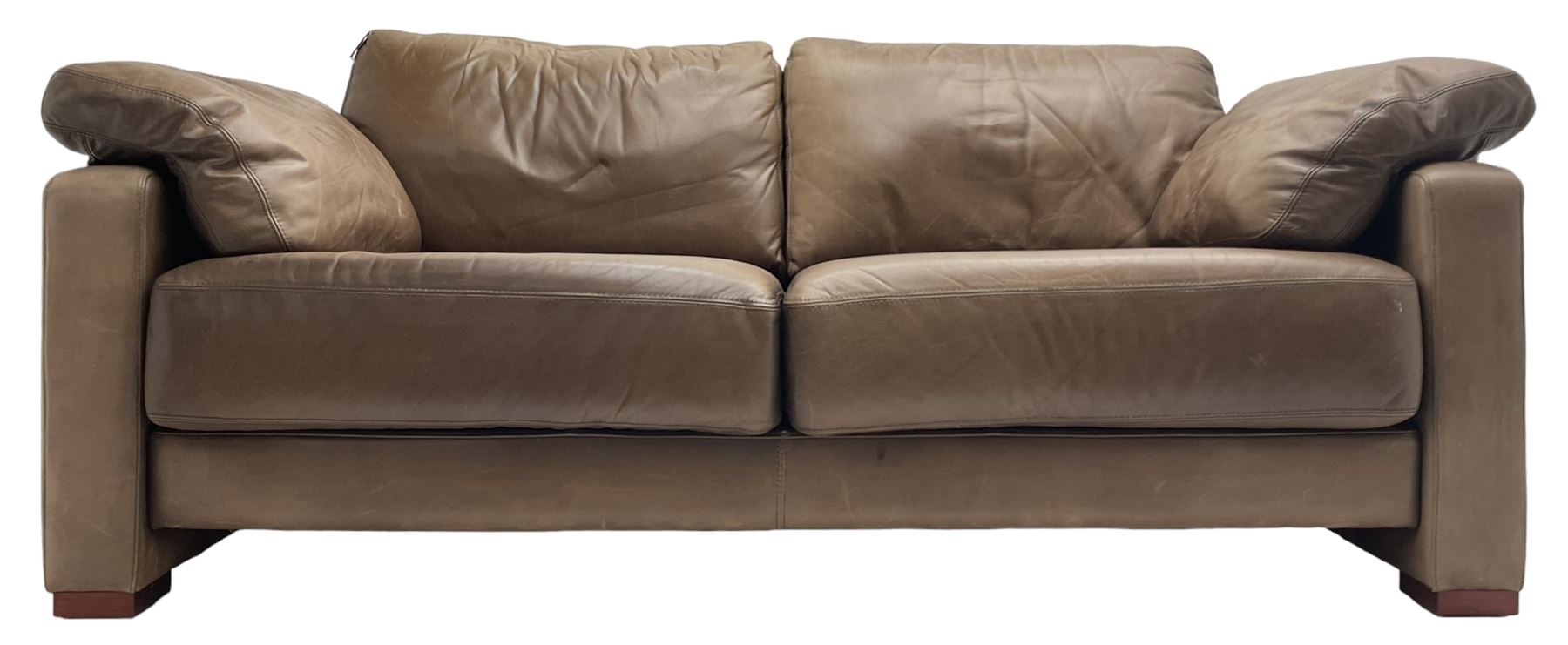 Heals leather sofa deals