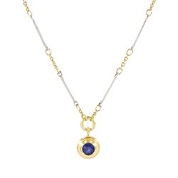 Pritvi Jewels Created Round Cut White Diamond 925 Sterling Silver 14K Yello Jovivi 7 Chakra Gemstone Reki Healing Crystal Necklace Round