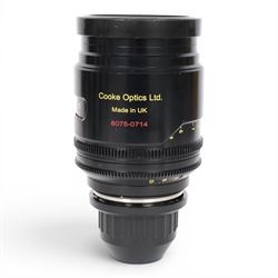 Cooke Mini S4/i 75mm T2.8 prime lens with PL mount, serial no. 8075-0714, with front and back lens caps