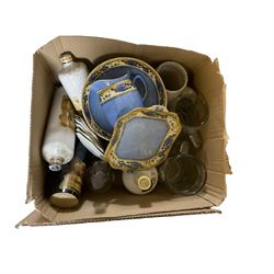 Collection of Wade Bells decanters, together with whisky jugs, charatacture jugs etc in three boxes 