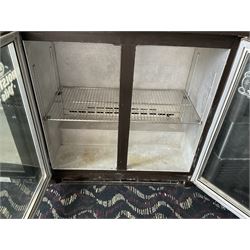 Osborne double drinks fridge- LOT SUBJECT TO VAT ON THE HAMMER PRICE - To be collected by appointment from The Ambassador Hotel, 36-38 Esplanade, Scarborough YO11 2AY. ALL GOODS MUST BE REMOVED BY WEDNESDAY 15TH JUNE.