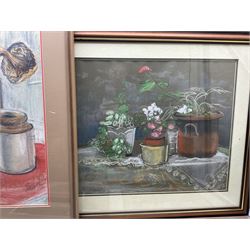 Pat Faust (British fl.1950-2000); Collection of framed paintings in various media to include local scenes of Scarborough and Filey etc. 