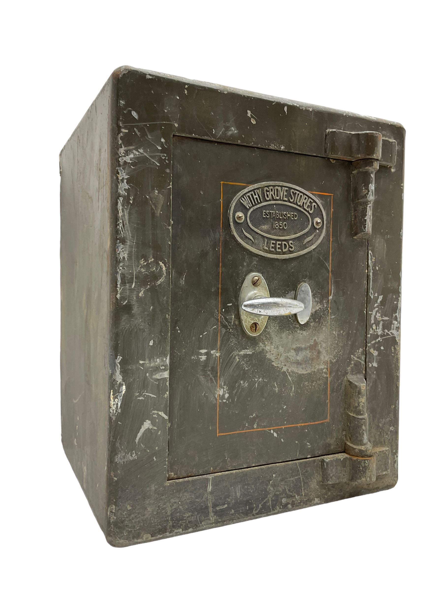 Withy Grove Stores Leeds - late Victorian cast iron safe 
