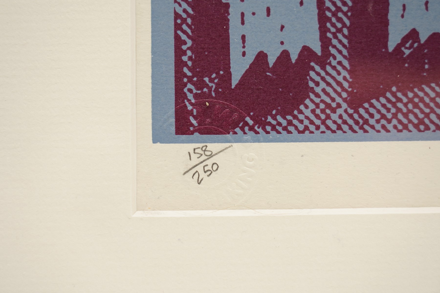 Patrick McNiel (American Contemporary) and Patrick Miller (American Contemporary) 'Faile': Macbeth, limited edition coloured screenprint signed dated 2006 and numbered 158/250 in pencil 66cm x 47.5cm