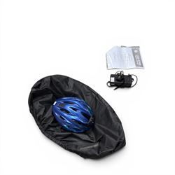 Cyrusher XF690 Plus - electric fat tyre bicycle, 250W model, with suspension forks, disc brakes, rear pannier bag and blue and black finish.