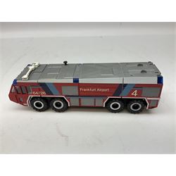 Rosenbauer Simba 8 x 8 die-cast model of an airport crash fire tender; and Matchbox Thunderbirds Rescue Pack; both boxed (2)
