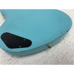 Epiphone Junior Model electric guitar in blue, serial no.C197013908 L98cm