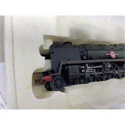 Hornby '00' gauge - NRM Collection Merchant Navy Class 4-6-2 locomotive 'Ellerman Lines' No.35029; boxed with slip case; LNER Class A4 4-6-2 locomotive 'Mallard' No.4468; boxed; and Class 9F 2-10-0 locomotive 'Evening Star' No.92220; boxed (3)