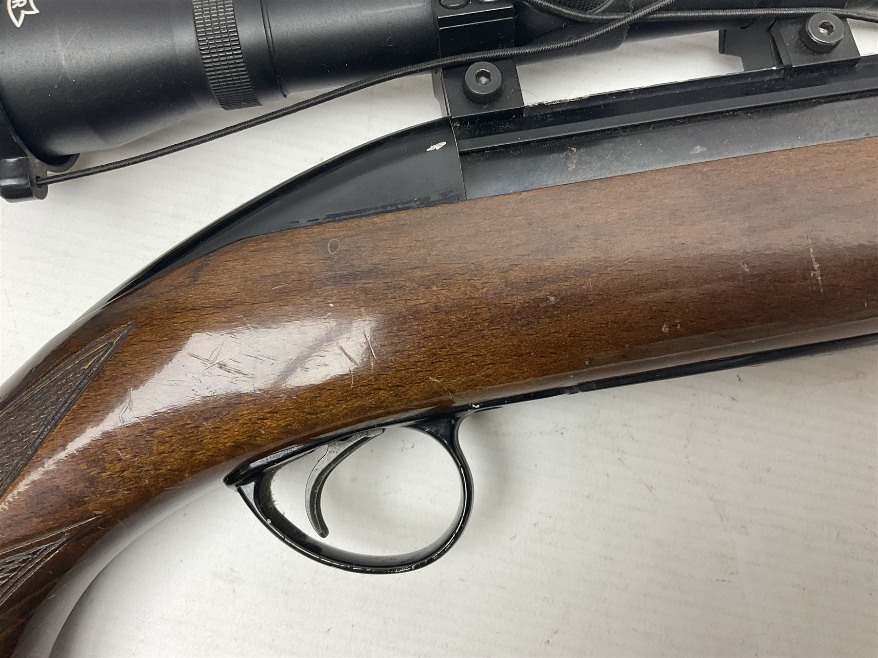 BSA .22 air rifle with under-lever action, the 51cm (20