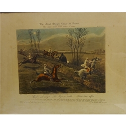  'The First Steeple-Chase on Record', four early 20th century engravings after Henry Thomas Alken (British 1785-1851) originally published 1839 by Ben Brooks, Oxford 44cm x 55.5cm (4)  