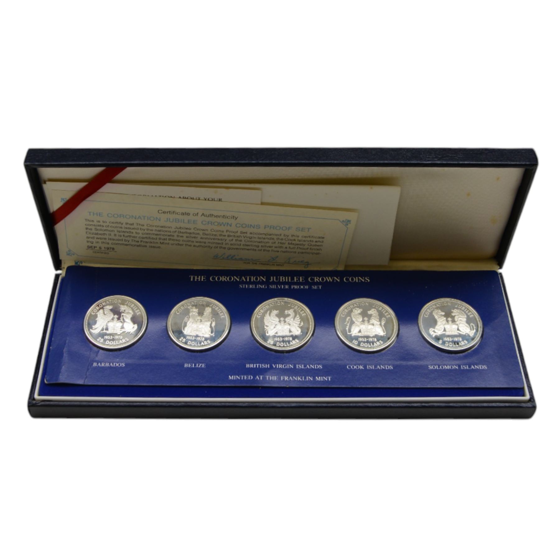 Queen Elizabeth II 1978 'The Coronation Jubilee Crown Coins