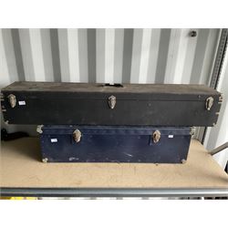 Two carry crates of hand and garden tools such as drills, saws, chisels etc. - THIS LOT IS TO BE COLLECTED BY APPOINTMENT FROM DUGGLEBY STORAGE, GREAT HILL, EASTFIELD, SCARBOROUGH, YO11 3TX
