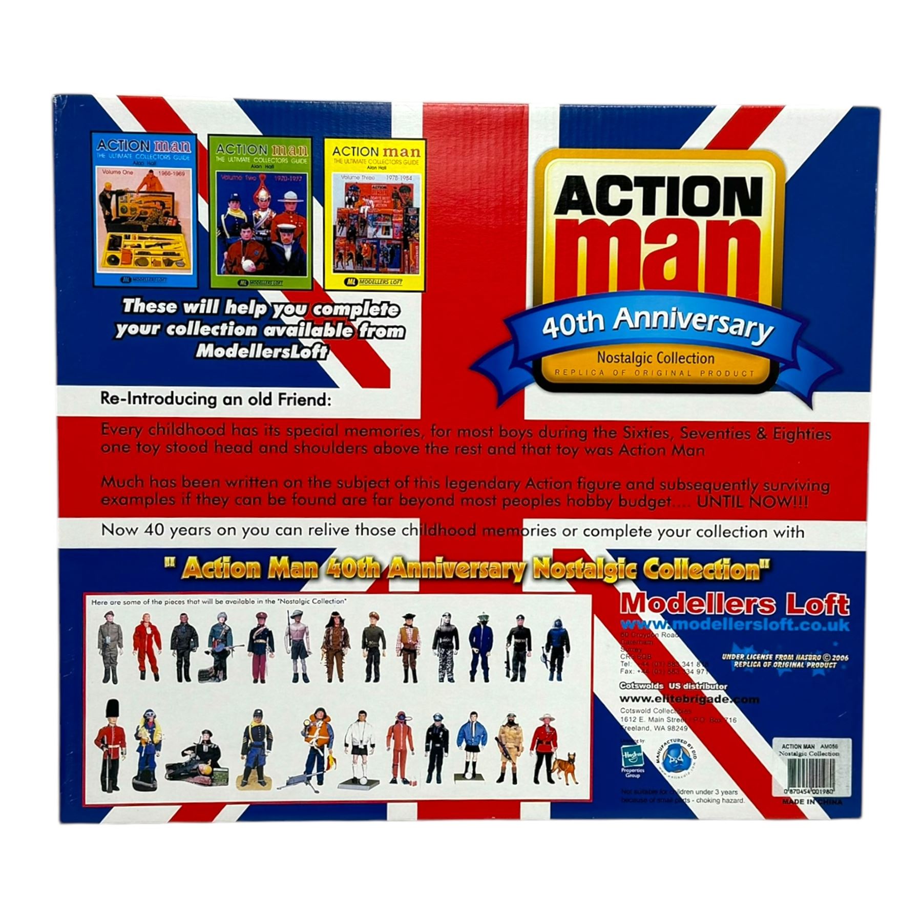 Action Man 40th Anniversary Nostalgic Collection 'Talking Commander', with moving eagle eyes and Luftwaffe pilot outfit, boxed