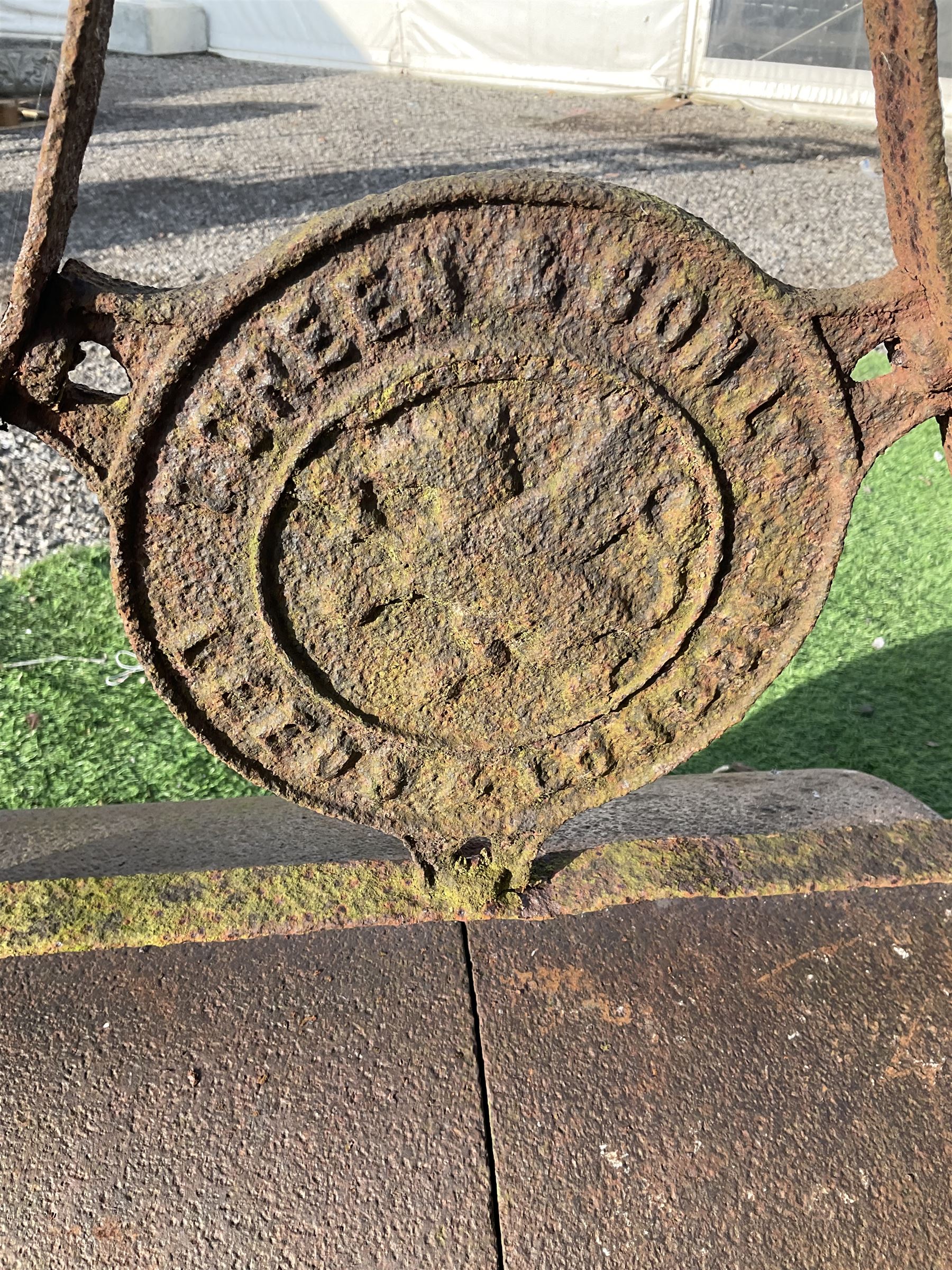 Cast iron garden roller  - THIS LOT IS TO BE COLLECTED BY APPOINTMENT FROM DUGGLEBY STORAGE, GREAT HILL, EASTFIELD, SCARBOROUGH, YO11 3TX