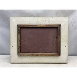 Charles Smith (British 19th Century): Sunset Over a Flatland Landscape, oil on board signed 20.5cm x 30cm 