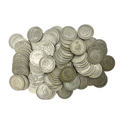 Approximately 260 grams of Great British pre 1947 silver sixpence coins