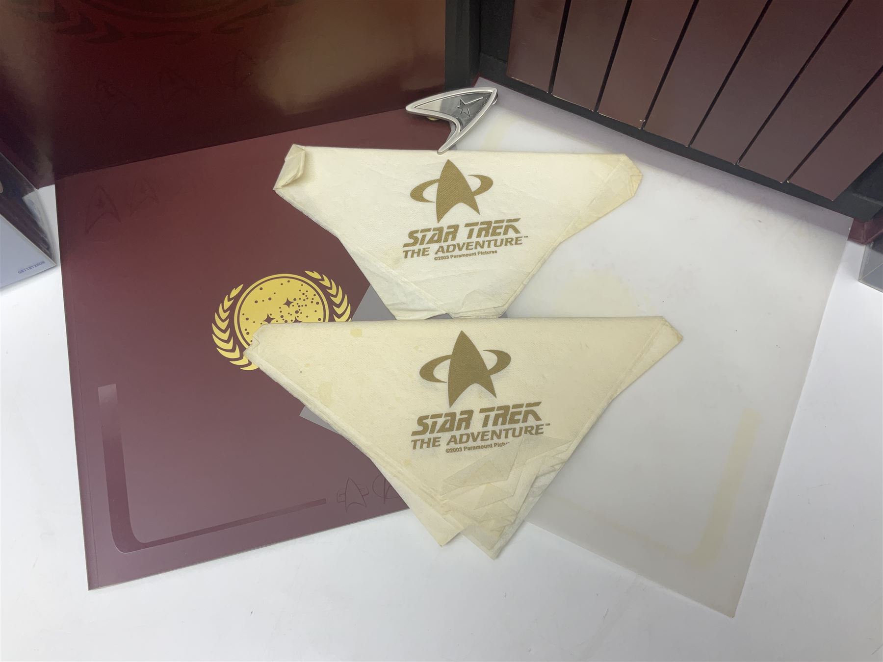 Star Trek collectables to include limited edition 30th Anniversary boxed VHS collectors set no. 002580, and further DVDs, books etc in one box