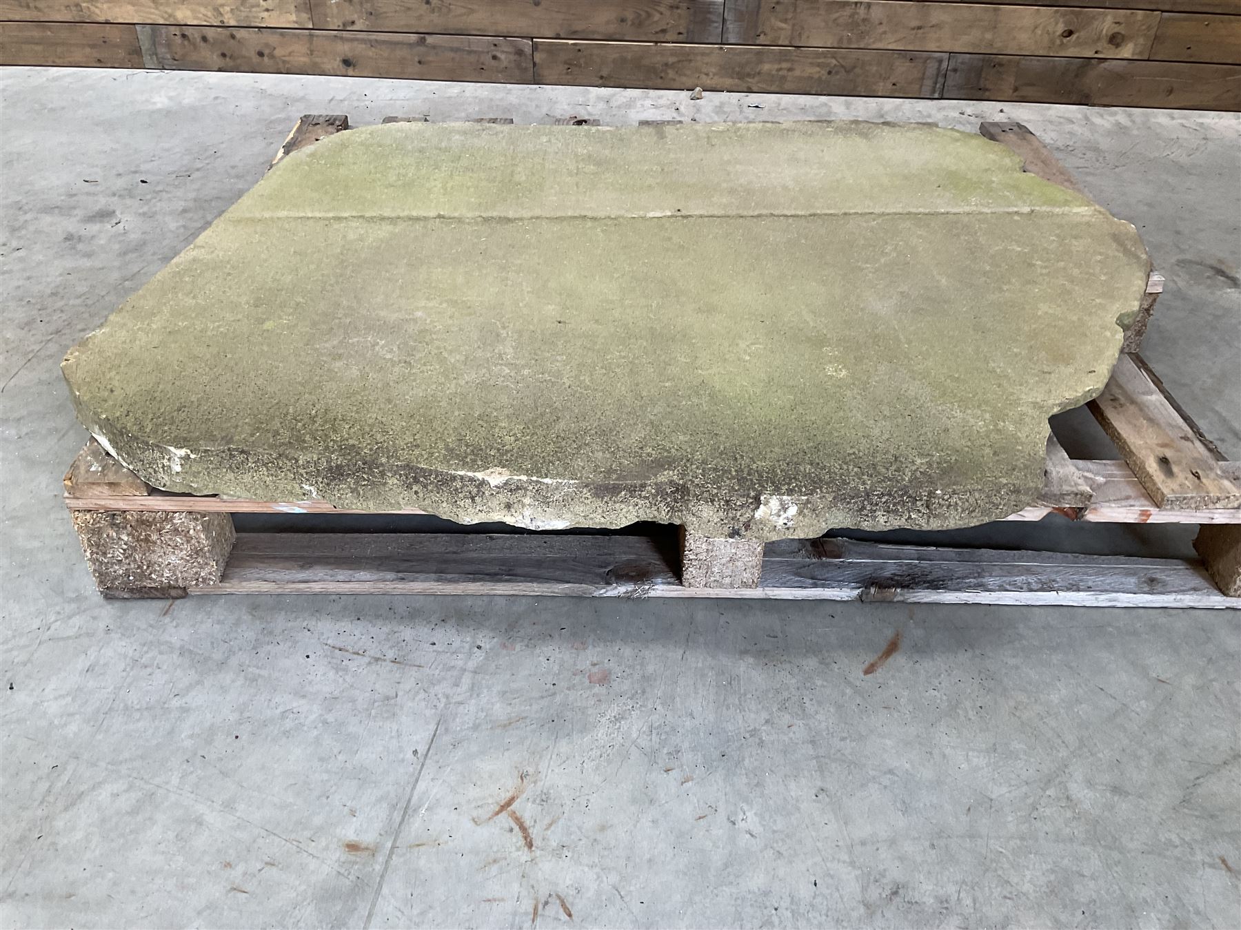 Aislaby quarry hand cut stone table top or slab