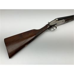 Gunmark Silver Sabel De Luxe 12-bore side by side double barrel side lock ejector sporting gun, 68.5cm barrels with 2.75cm chambers and matt bluing, walnut stock with chequered grip and fore-end and thumb safety, serial nos.12509 & 100.085, L111.5cm overall SHOTGUN CERTIFICATE REQUIRED