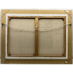 Brian Mays (British 1938-2005): 'Defender Defeats Valkyrie III 1895', oil on canvas signed, titled verso 74cm x 94cm 
Provenance: direct from the family of the artist.