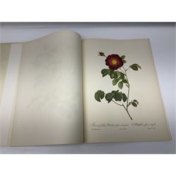 Pierre-Joseph Redoute; two copies of Roses 2, published by The Ariel Press, London 1956, containing coloured plates 