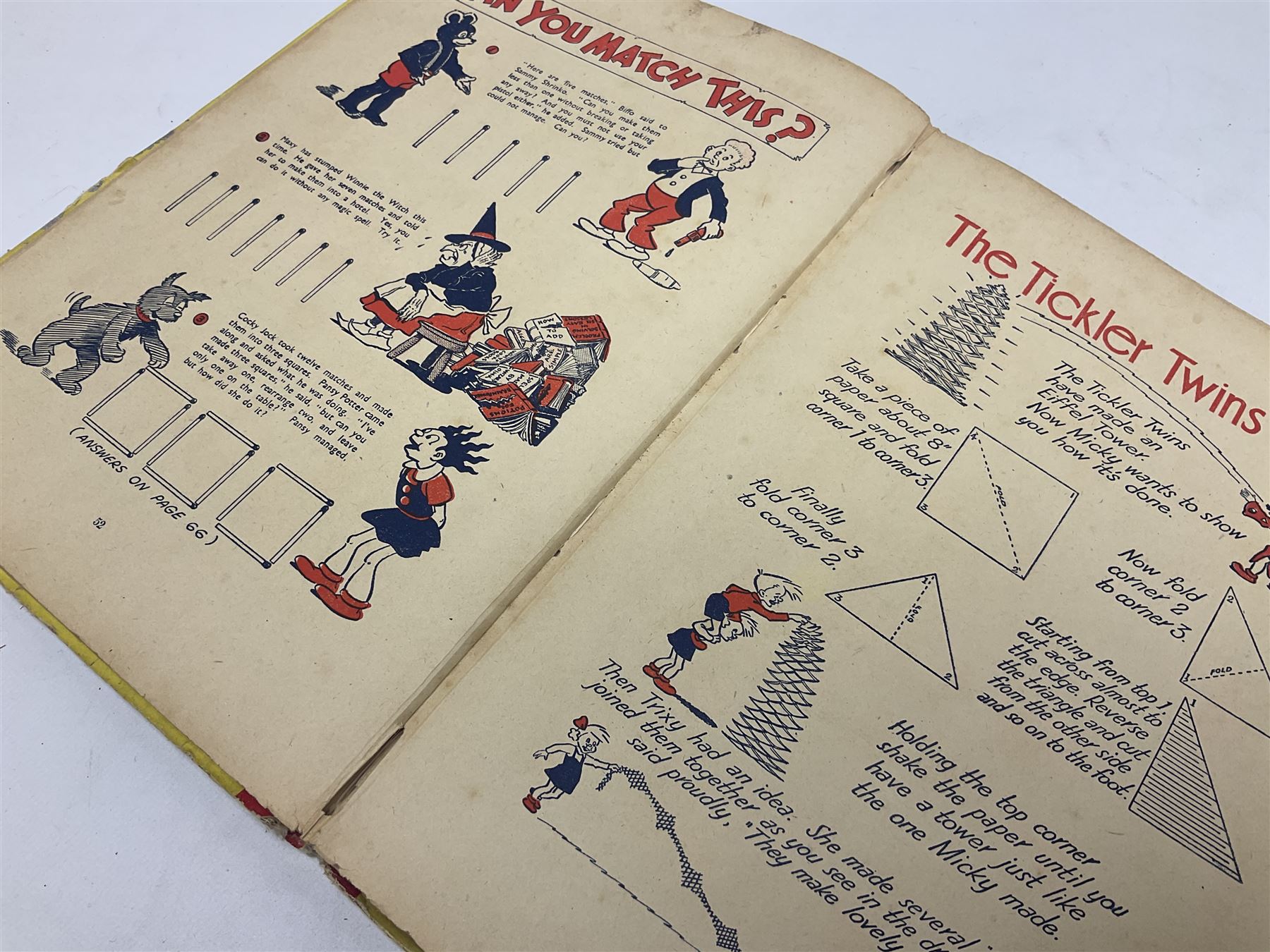 The Magic Beano Book Published 1950 by D.C. Thomson, 127 pages, pictorial card covers depicting Biffo painting the Beano bunch