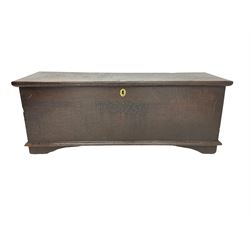 18th century oak sword chest or coffer, 