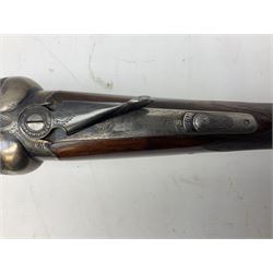 Spanish AYA 12-bore double barrel side-by-side boxlock ejector sporting gun, with 66cm barrels and top safety, walnut stock with chequered grip and fore-end, serial no.157943 L111cm SHOTGUN CERTIFICATE REQUIRED