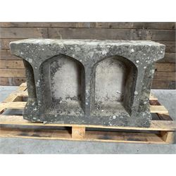 18th century carved sttone balustrade section