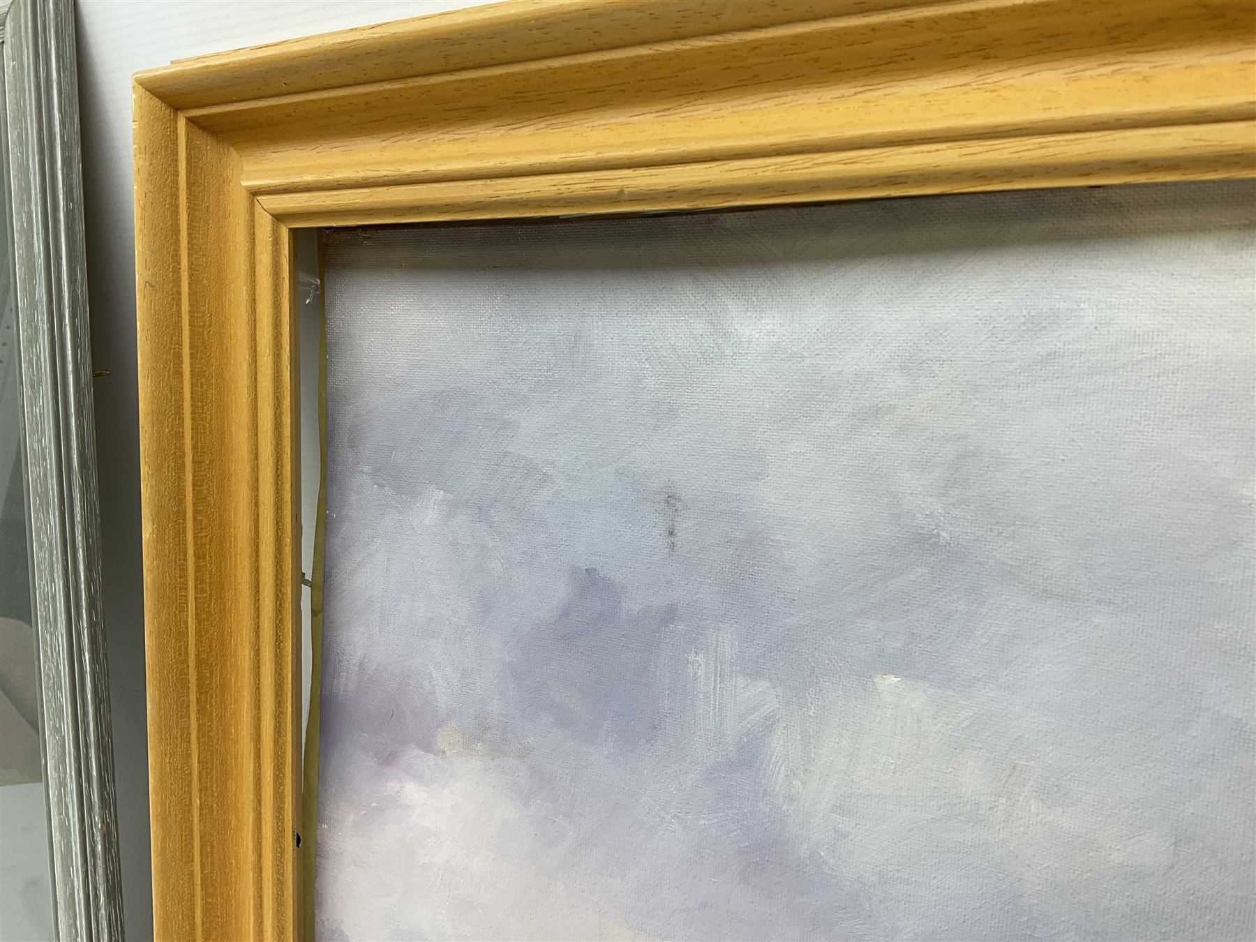 Tony Watts (British 20th century): 'St Mary's and Beverley from the Westwood', oil on board signed together with Noel Crooks (British 20th century): 'Morning Sun', watercolour signed max 40cm x 50cm (2)