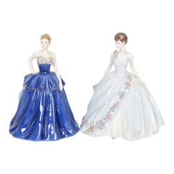 Two Coalport figures, The Dream Unfolds and The Jubilee Ball