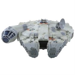 Two Star Wars Millennium Falcon models, comprising Kenner Power of the Force and a custom painted example, largest L72cm