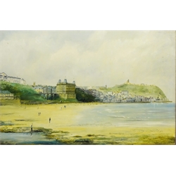  Robert Sheader (British 20th century): South Bay Scarborough, oil on board signed 50cm x 75cm  