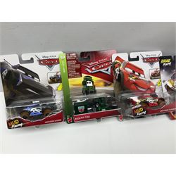 Disney Pixar 'Cars' - thirty-four Mattel carded die-cast models; all in unopened blister packs (34)