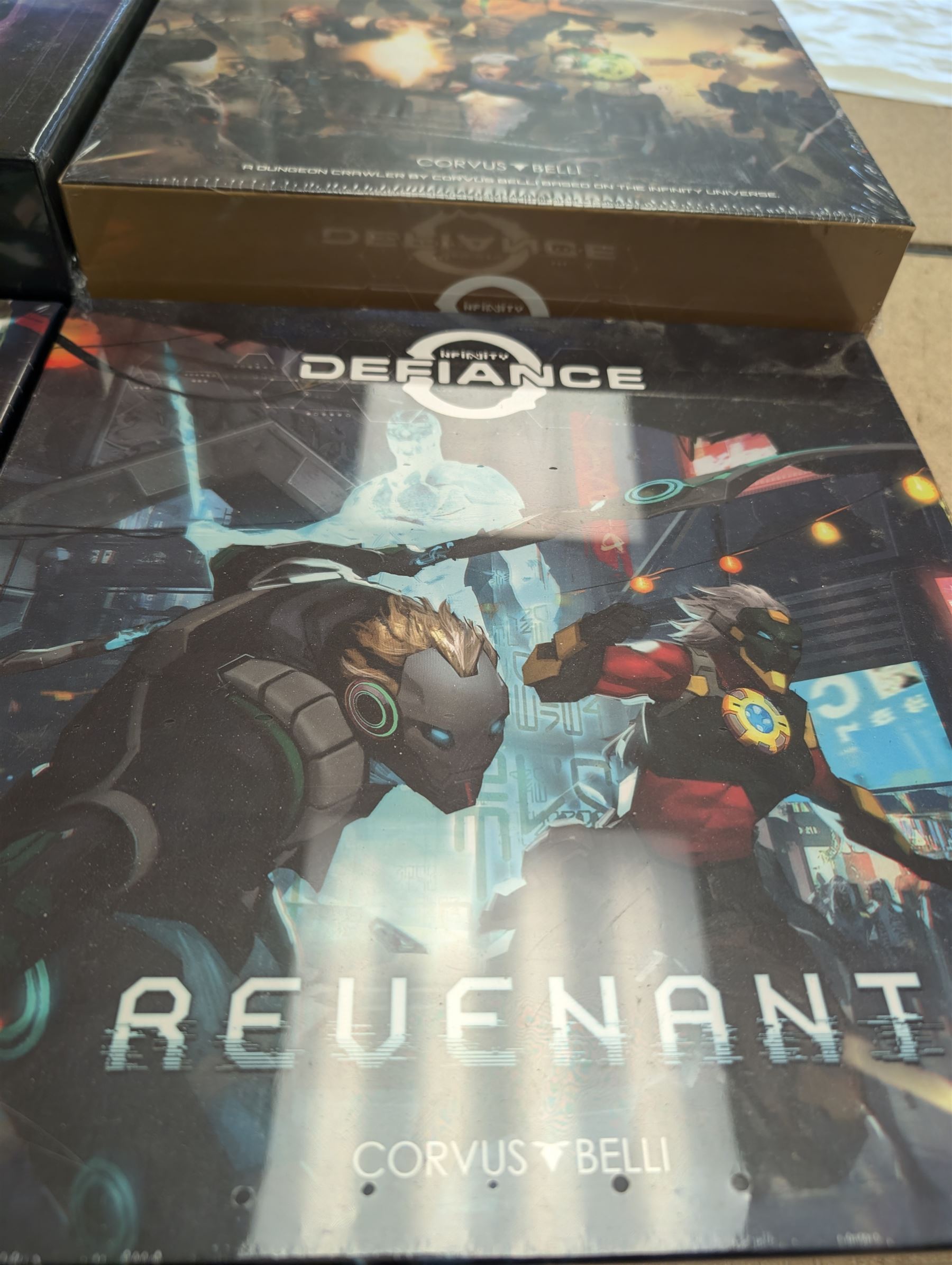 Defiance Model By Code Infinity Six unopened boxed sets of Corvus Belli Infinity Defiance model kits ...