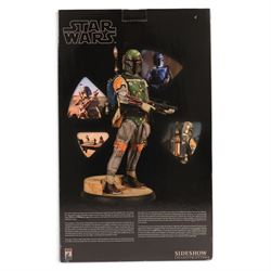 Limited edition Sideshow Collectibles Star Wars Boba Fett Premium Format Figure, limited edition no. 1268/2000, boxed, figure H47cm