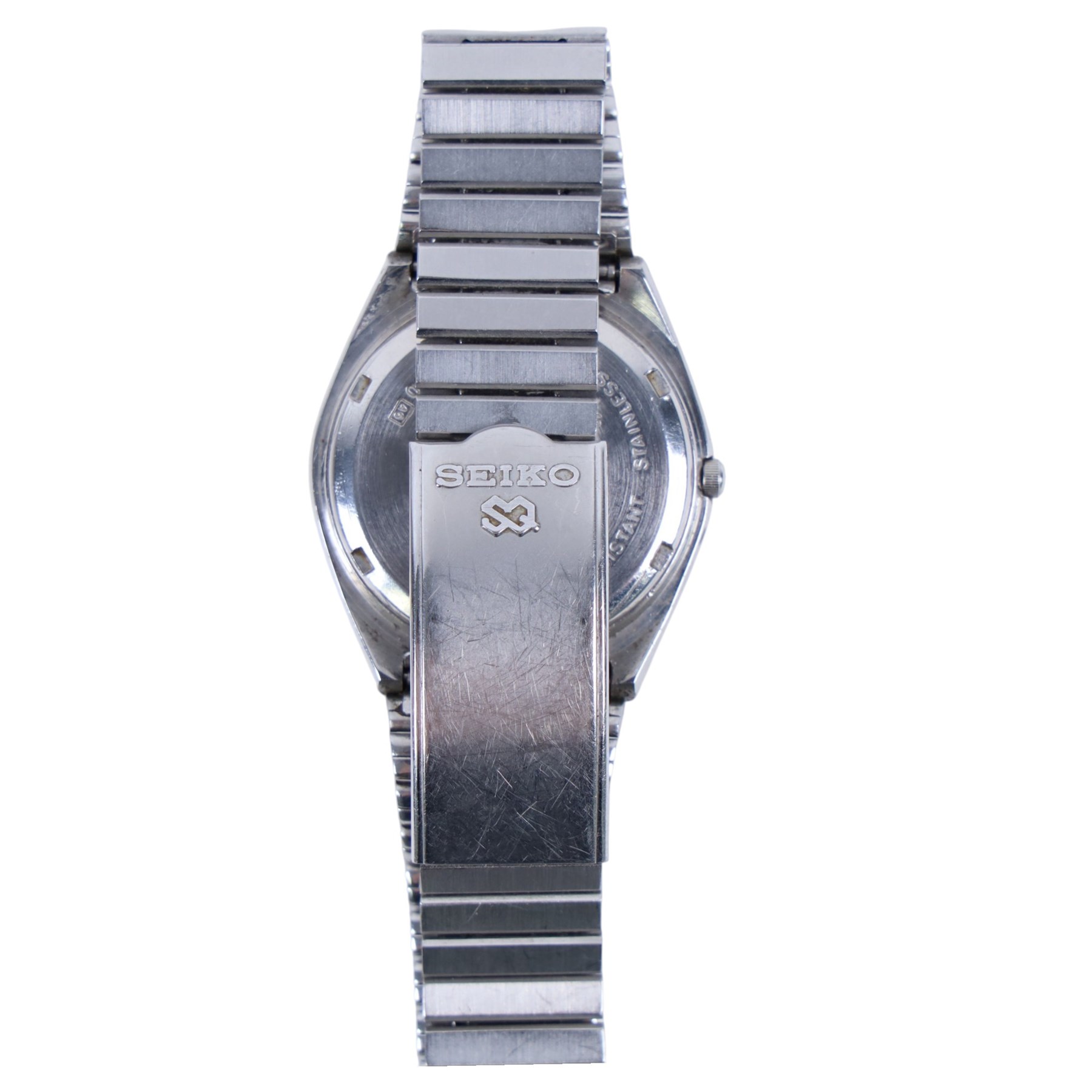 Continental silver fob watch stamped 935, together with Swiss Hofman clock, Seiko and rotary watch 