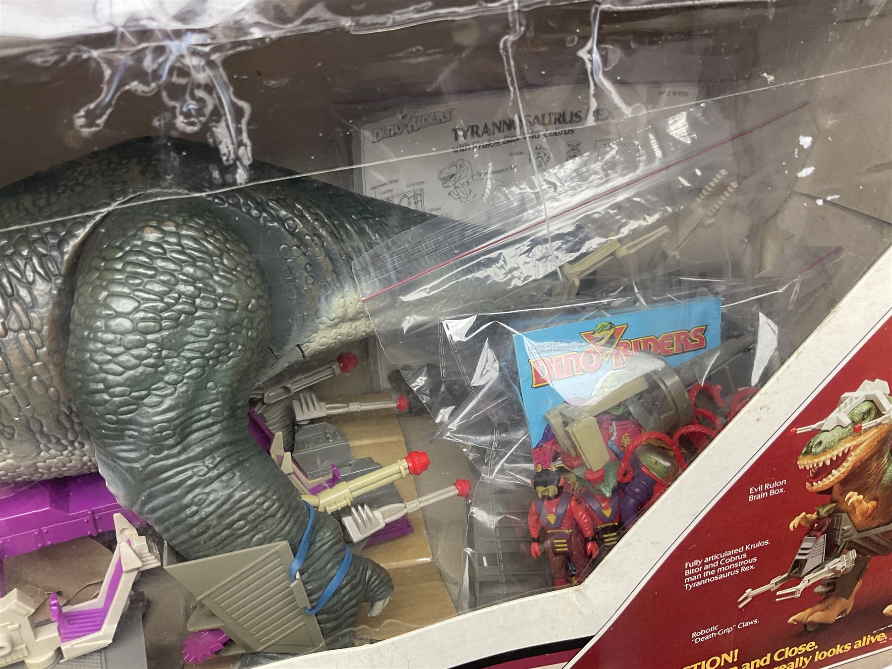 DinoRiders, 1980s Tyco Action GT Toys, Tyrannosaurus Rex with Krulos