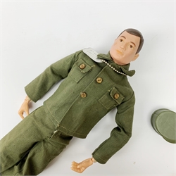 Action Man figure with uniform, cap, boots and identity tag, boxed