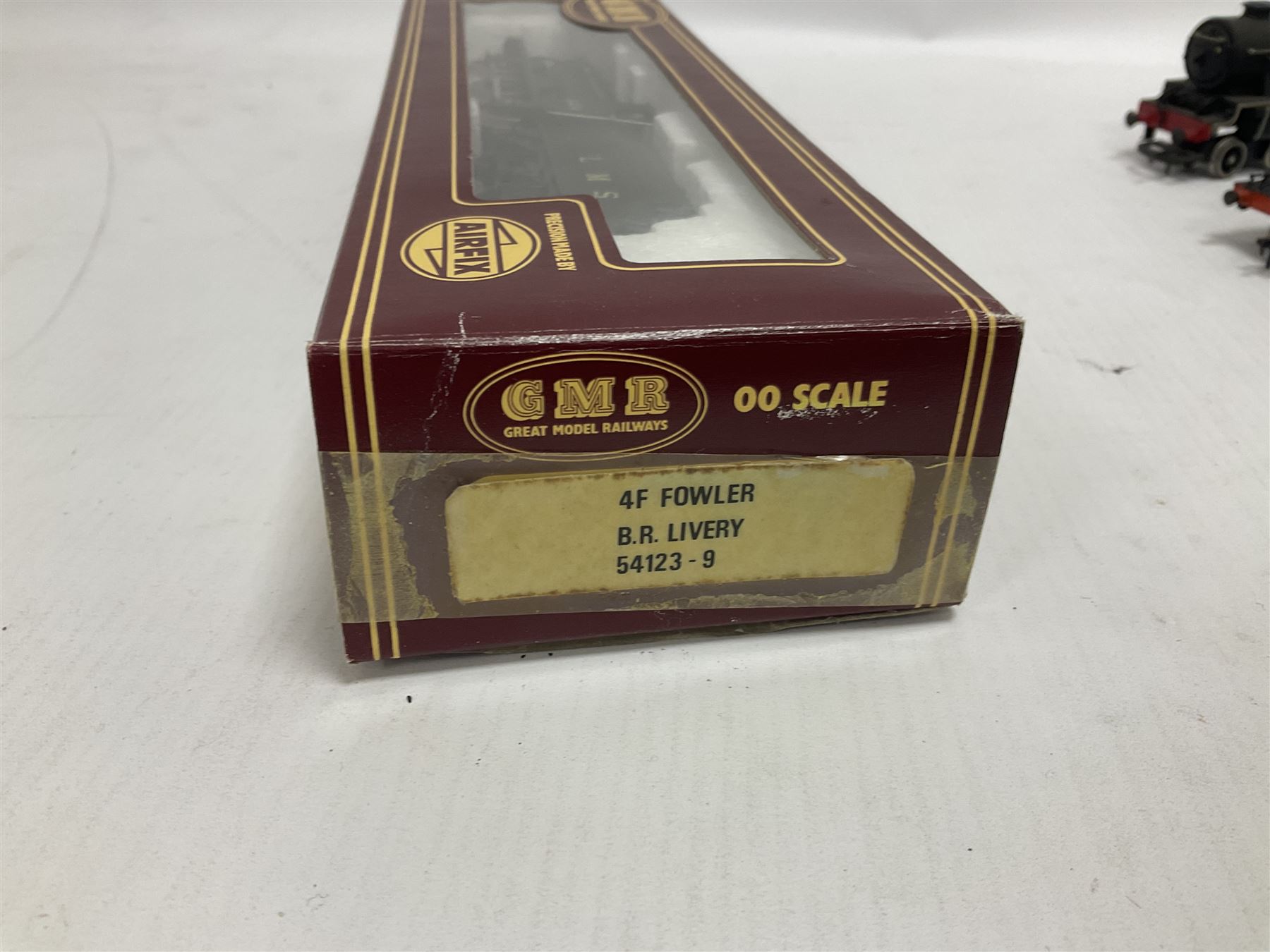 Airfix ‘00’ gauge - seven locomotives comprising Class 7P (Royal Scot) ‘Royal Scots Fusilier’ 4-6-0 no.6103 in LMS black with Mainline tender; two Class N2 0-6-2T no.69531 in BR black; Class 1282 2-4-0 no.20185 in LMS black; Class 61XX 2-6-2T no.6167 in BR black; Class 14XX 0-4-2T no.1466 in GWR green, all unboxed; Class 4F 0-6-0 no.4454 in LMS black, in original box (7)
