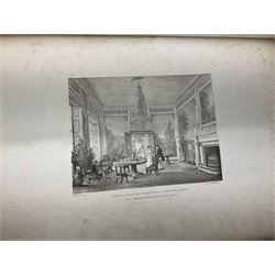 George Cuitt Jnr (British 1779-1854): 'Select parts of Kirkstall Abbey', complete set six etchings signed titled and dated 1823 in the plate, oblong folio; J Metcalf and J Carmichael (British 18th/19th century): 'Fountains Abbey Intended To Illustrate The Architecture And Pictureseque Scenery Of That Celebrated Ruin', seven etchings (one missing) pub. 1832 with Historical and Architectural Description by T Sopwith, oblong folio; Augostino Aglio (Italian 1777-1857): 'Sketches of the Interior & Temporary Decorations in Woolley-Hall Yorkshire', complete set 22 lithographs dated 1821, pub. by the artist, oblong folio max 54cm x 37cm (3)