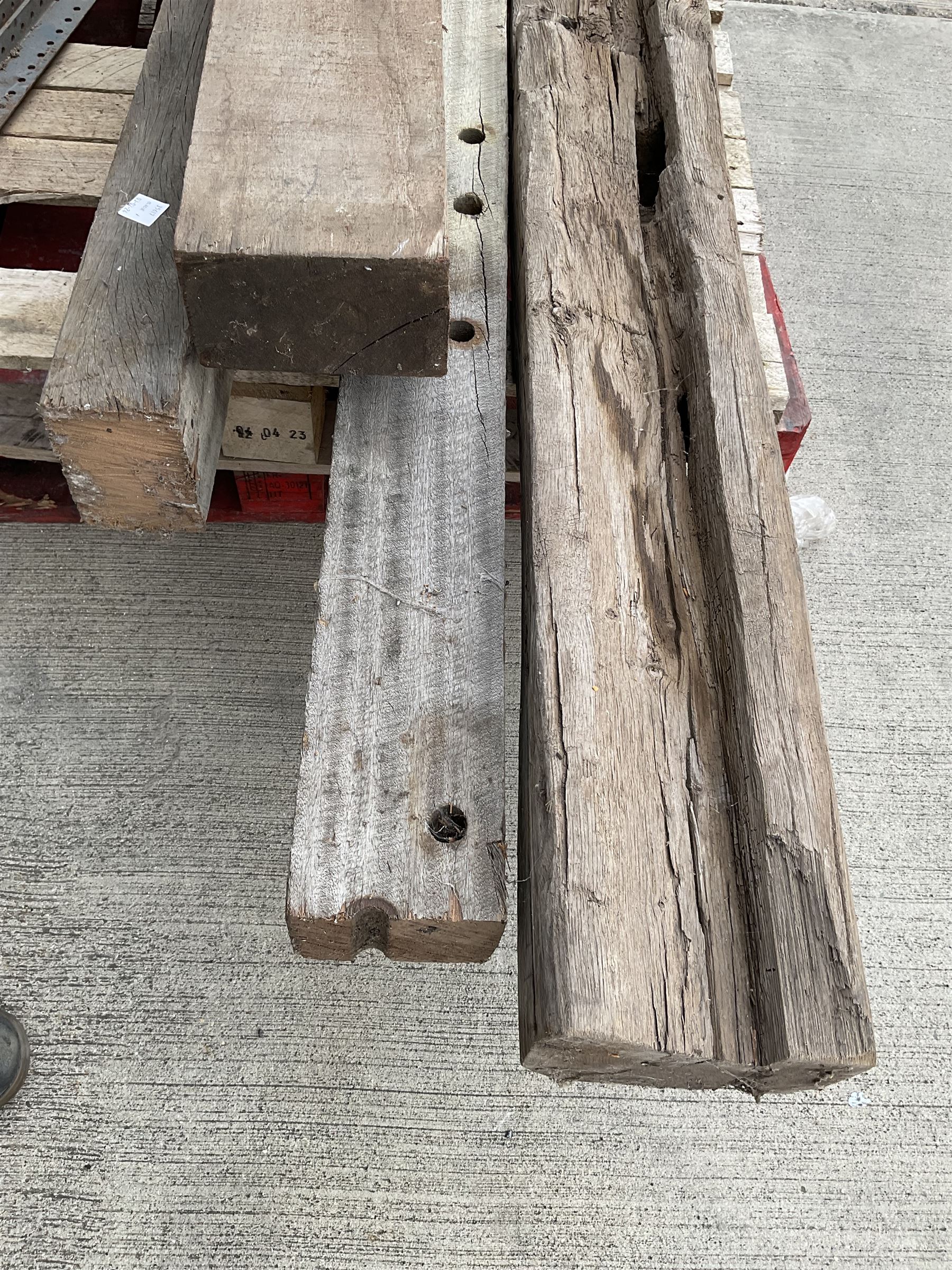 Four oak bream and various old doors