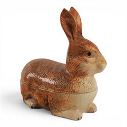Royal Doulton Rabbit HN3593, Michel Caugant pottery tureen in the form of the rabbit