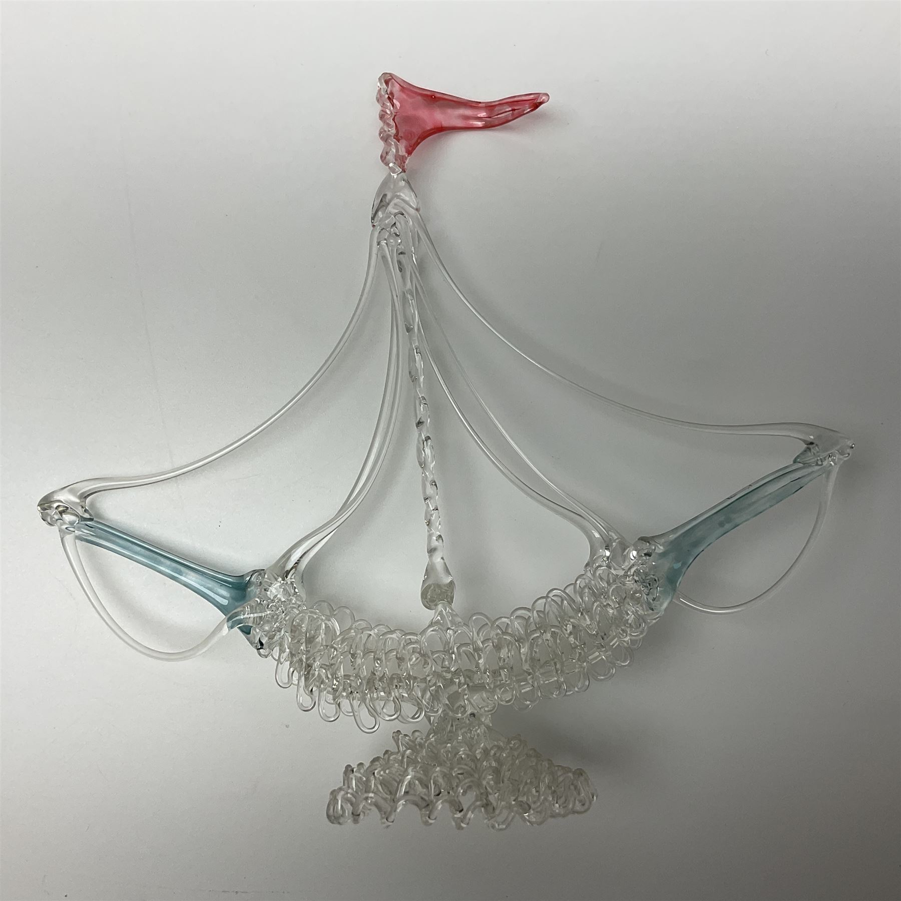 Large collection of hand-blown glass animals and figures, to include fish, birds, cats, dogs, monkeys etc