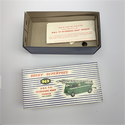 Dinky  - Supertoys B.B.C. T.V. Extending Mast Vehicle, No.969, boxed with internal packaging and instructions, excellent condition