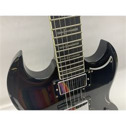 2015 Epiphone limited edition Tony Iommi signature SG Custom electric guitar, serial no.1506201270, L101cm; in cardboard delivery box with authenticity folder containing certificate and photograph of Iommi.