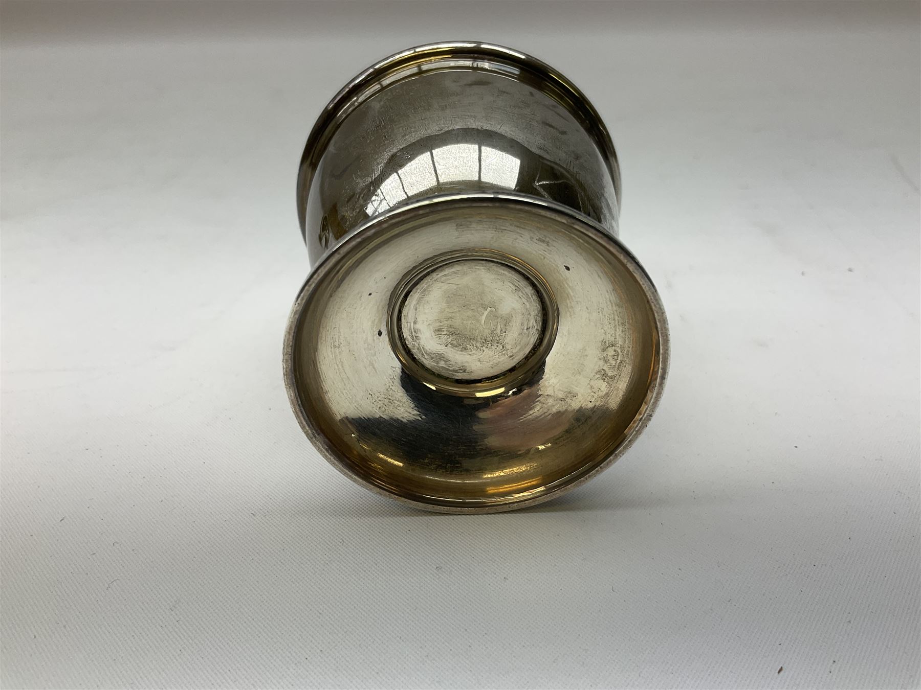 20th century silver sugar caster, of typical baluster form, hallmarked Elkington & Co Ltd, Birmingham, approximate weight 62 grams